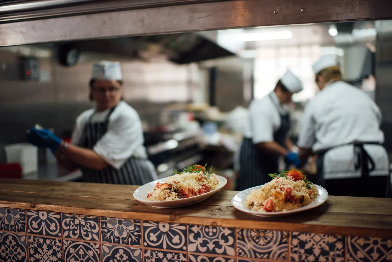 The Dnister kitchen team at work